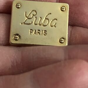 Gold Luba Paris Pin authentic in great vintage condition